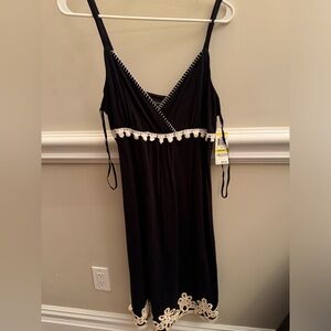 Cotton Black Dress